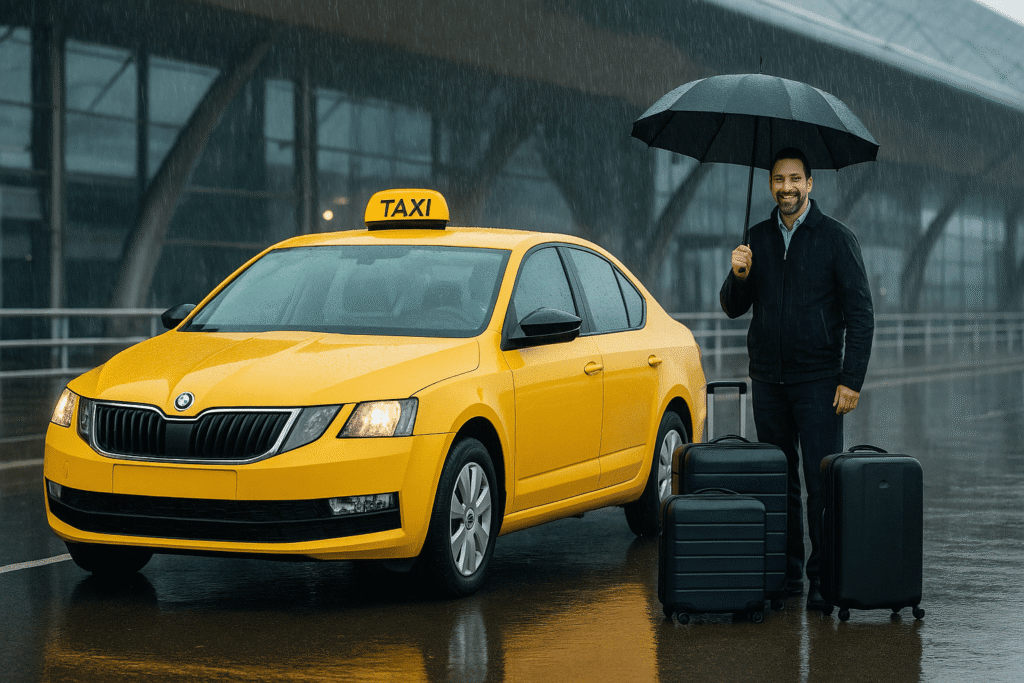 הזמנת מונית לנתב״ג מראש